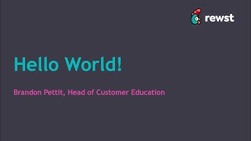 Getting Started with Rewst: Hello World Automation