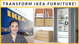 HOW TO HACK THE MOST POPULAR IKEA FURNITURE | Making over IKEA furniture Kallax, Malm, Billy, Alex by How Do You Do? 3,100 views 2 years ago 8 minutes, 3 seconds