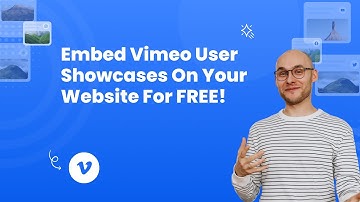 How to embed Vimeo User Showcases on Website?