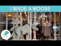 In the Workshop: Crafting Our Moose Window Display (behind the scenes)