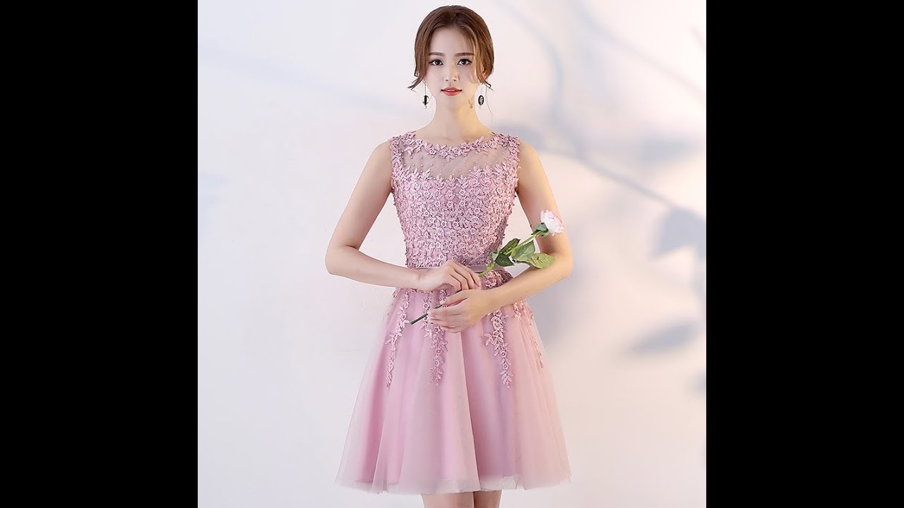 แบบ ชุด ราตรี สวย ๆ Update รวมแบบ ชุดราตรีสีชมพู ชุดออกงานสีชมพู ชุดไปงานแต่งสีชมพู สวยๆน่ารักเรียบหรู YT022