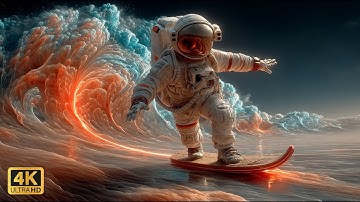 ADRIFT: Surrealistische AI-kunst, kosmisch surrealisme, reis door lege werelden, raketten, sterre...