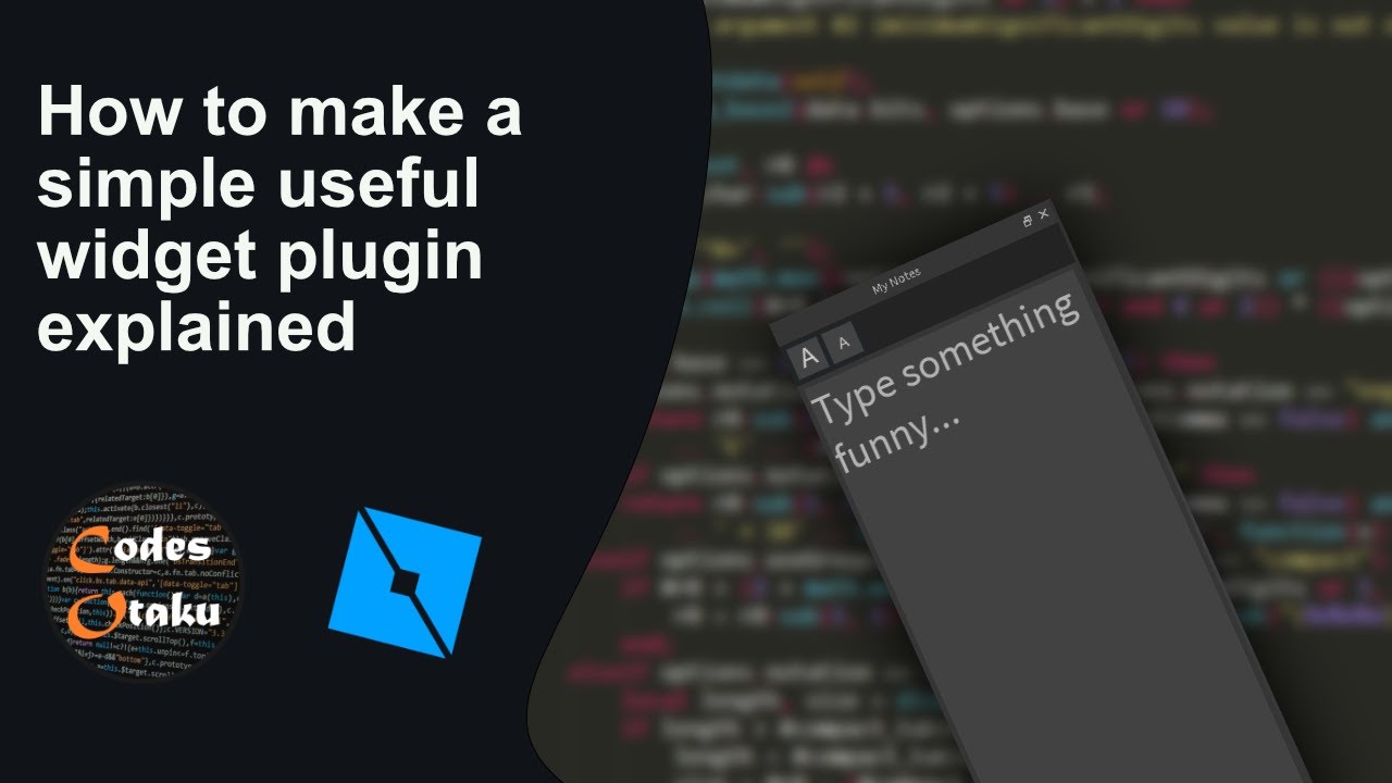 Виджет для РОБЛОКСА. Simple plugin