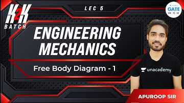 Free Body Diagram - 1| L - 5 | Engineering Mechanics | GATE 2022 | K2K Batch