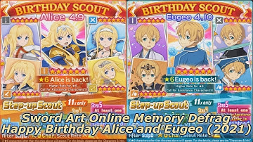 Sword Art Online Memory Defrag - Happy Birthday Alice and Eugeo (2021)[Vtuber][CZ/SK]