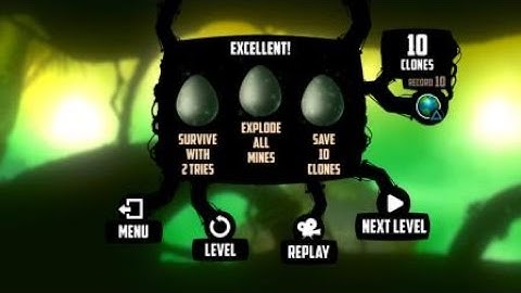 BADLAND Day 2-Level 11 Magnetism (Single player): 10 clones mission
