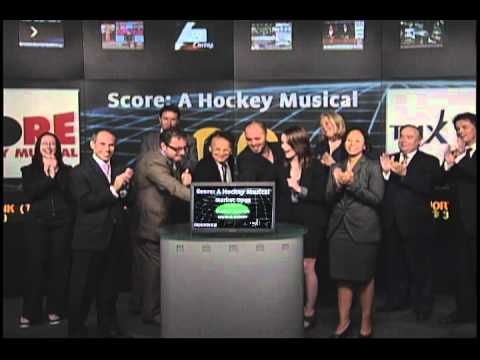 Score: A Hockey Musical opens Toronto Stock Exchan...