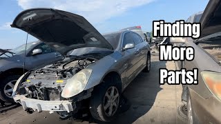 Junkyard Searching For Black Interior And Spare Parts For The Drift G35
