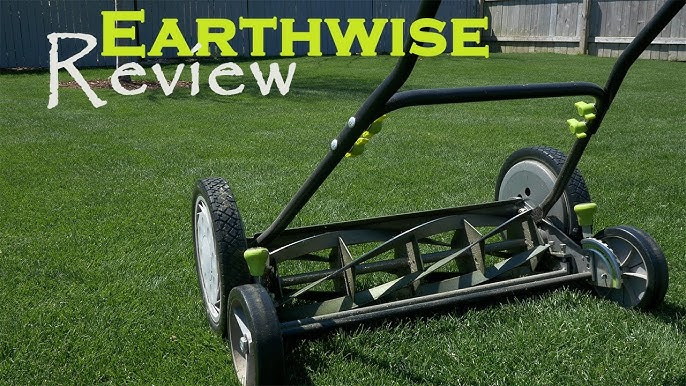 Earthwise 1816-16EW 16 Inch 5 Blade Bagless Manual Push Reel Lawn