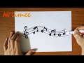 How to draw music notes