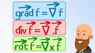 Calculer un gradient, une divergence, un rotationnel (opérateur nabla) - maths pour physicien