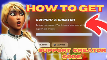 How to Get a Support-A-Creator Code in Fortnite | Full Guide