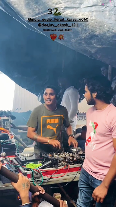 Dj Akash Phaltan 👑🔊 Opretor with India Audio Karad ⚡🔥 #djakash #sound system #dj #mixing #trending