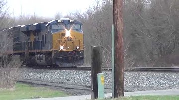 Short 3 Engine CSX Intermodal Train