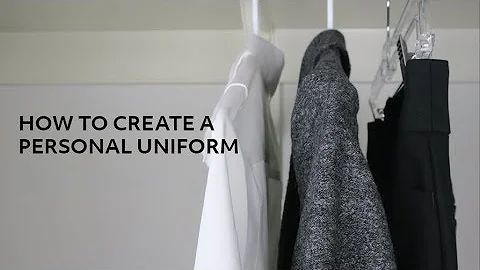 How to Create a Personal Uniform with a Minimalist Wardrobe