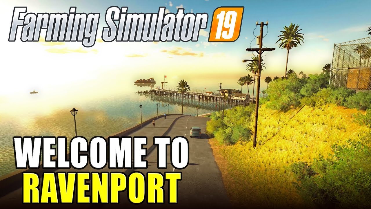 Farming Simulator 19 New Map Full Analysis Ravenport Youtube