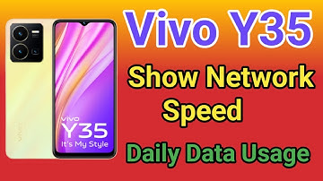 Vivo Y35 Show Daily Data Usage kaise kare | How To Show Daily Data Usage Setting In Vivo Y35