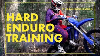 Pushing To Get Better!  Hard Enduro Training Session  RAW PRACTICE