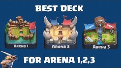 Clash Royale | Pemula? Best Deck for Arena 1, Arena 2, Arena 3 (Indonesia) - Durasi: 9.08. 