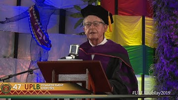 47th UPLB Commencement Exercises | Dr. Simon N. Groot