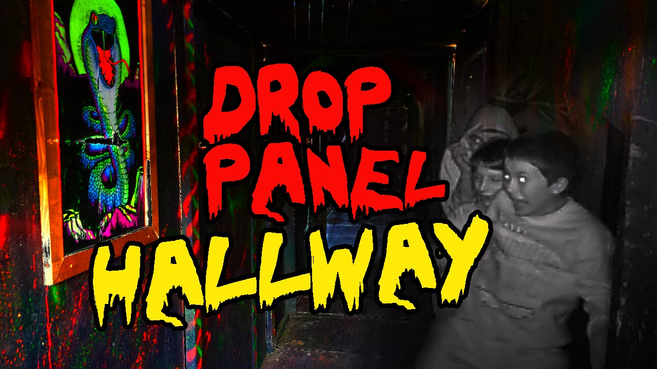 Halloween DIY | Drop Panel Haunted Hallway - YouTube