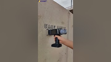 ALT260 Large Character Inkjet Printer Prints Large Format Dot Matrix Fonts on the Wall