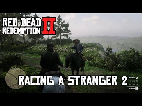 Red Dead Redemption 2 Racing A Stranger 2 Youtube