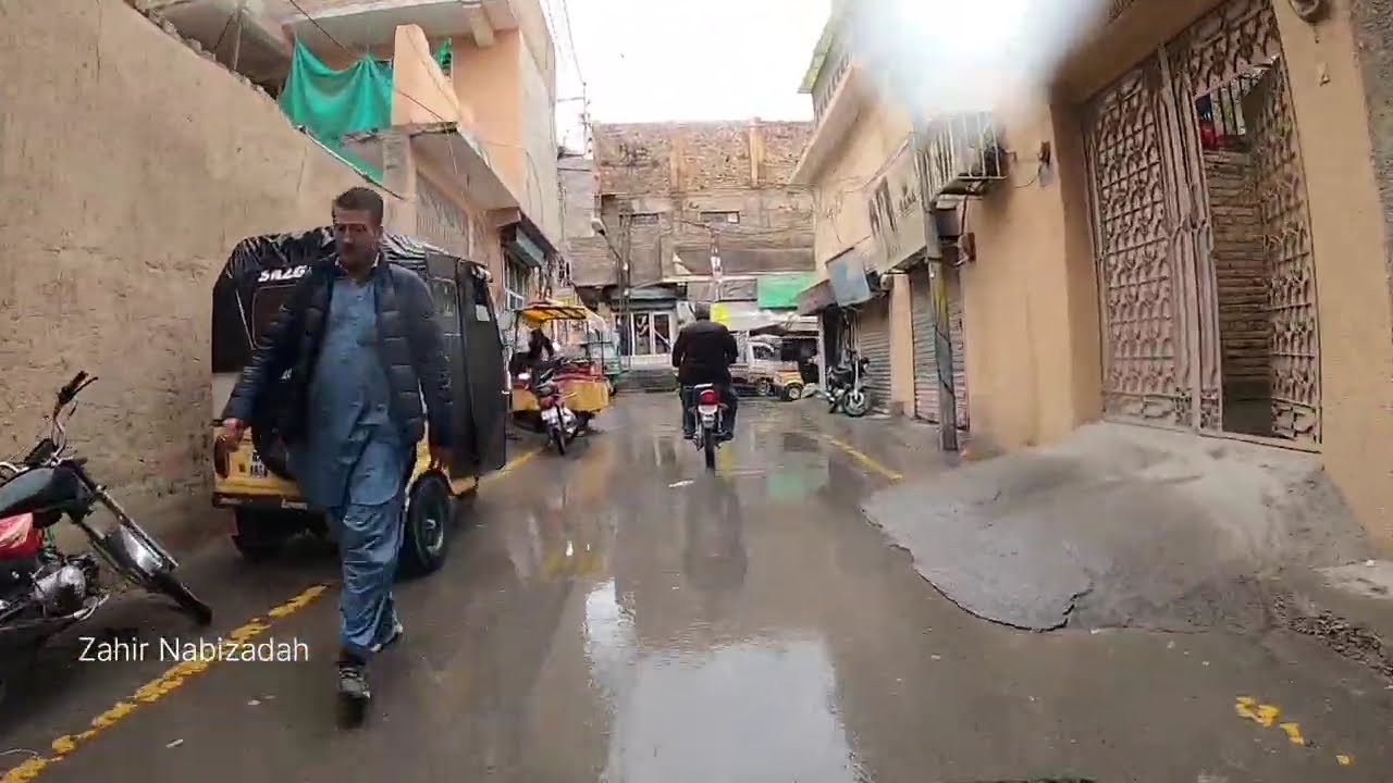 New Mariabad Street vlog|| Rainy day in Quetta Mariabad