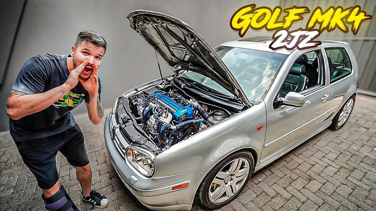 COMPREI UM GOLF COM “motor 2jz” * flutter identico*