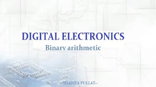 Binary number system - Arithmetic operations