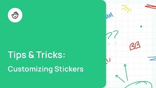 Customizing Stickers