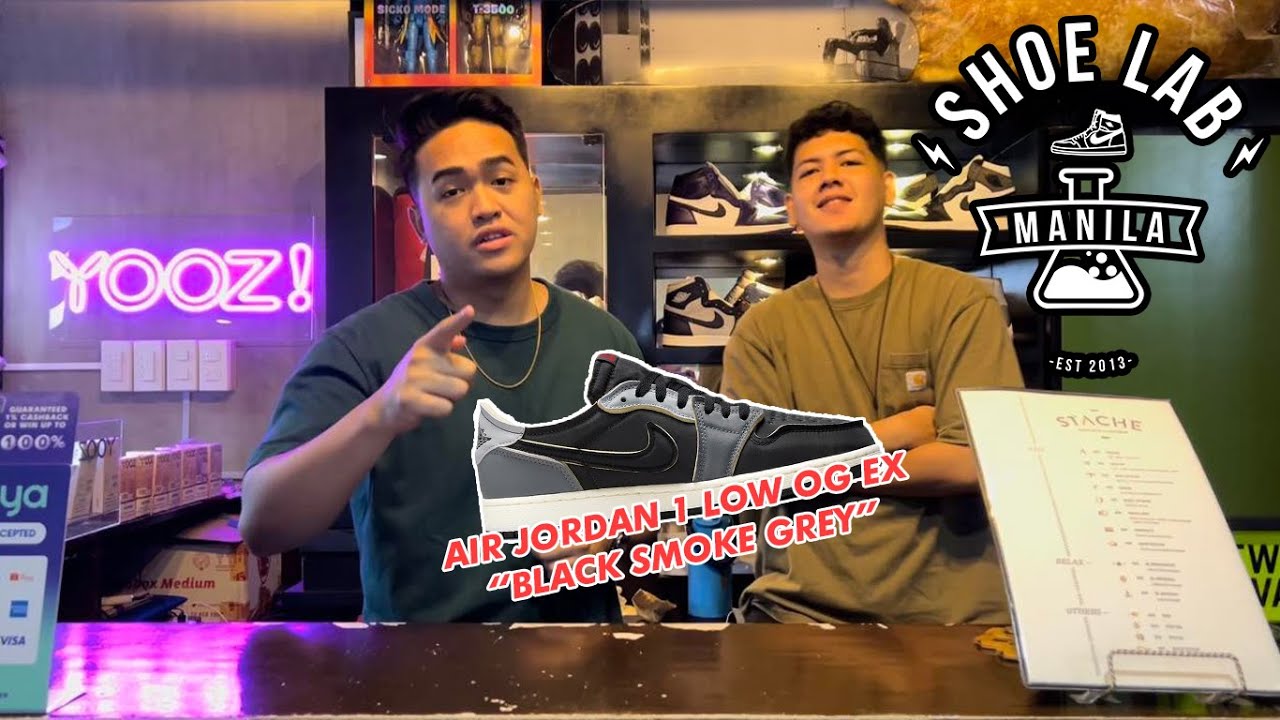BEST SELLING NA JORDAN 1 LOW! SNEAKER UNBOXING AIR JORDAN 1 LOW OG EX "BLACK SMOKE GREY" YouTube