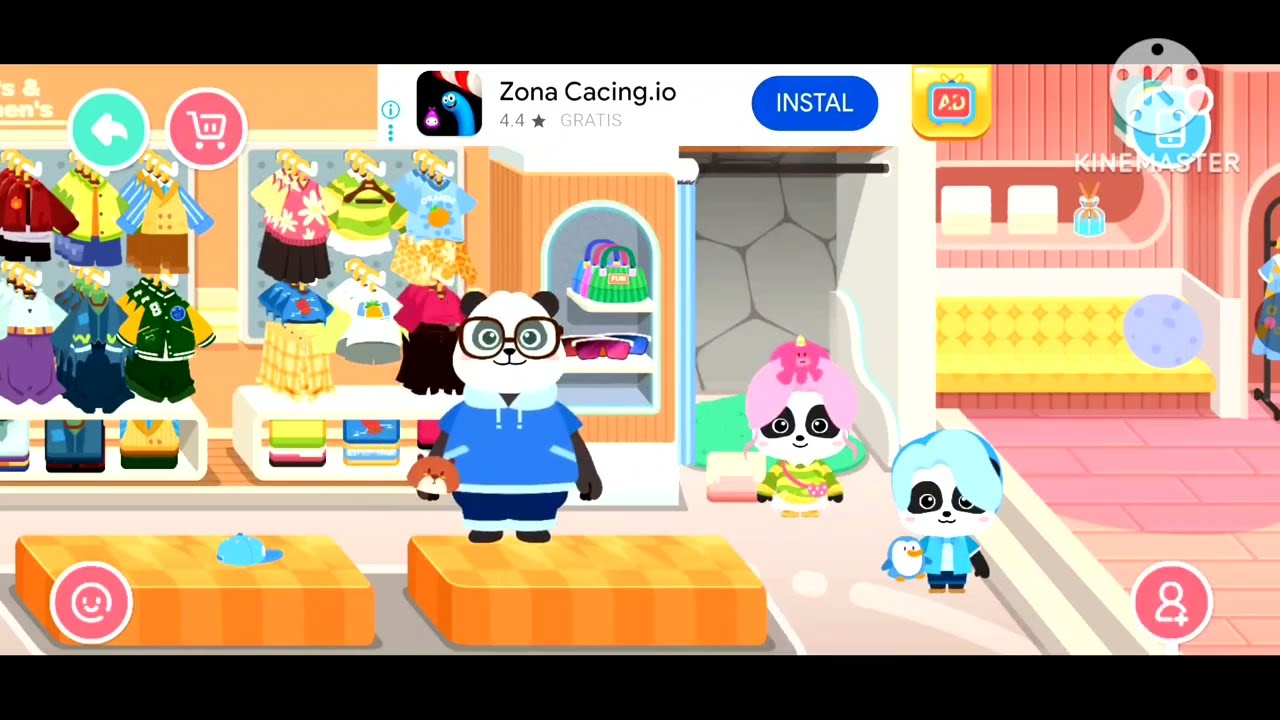 Один день из моей жизни с папой‼️🏩🎭🧸🎮🪀🛍| Babybus — мой мировой город