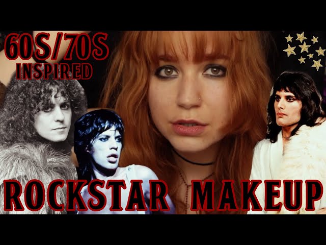 70s Male Rockstar Makeup I Mick Jagger