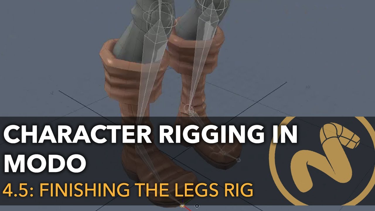 Legs Rigs Controls Character Rigging in Modo | Part 4.5: Finishing the Leg Rig - YouTube
