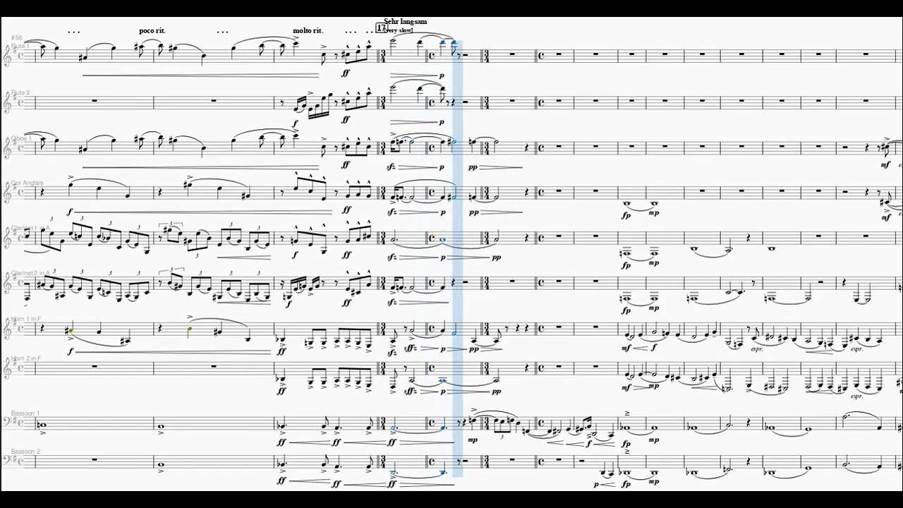 Korngold String Sextet (ii) arr. for wind decet by Toby Miller