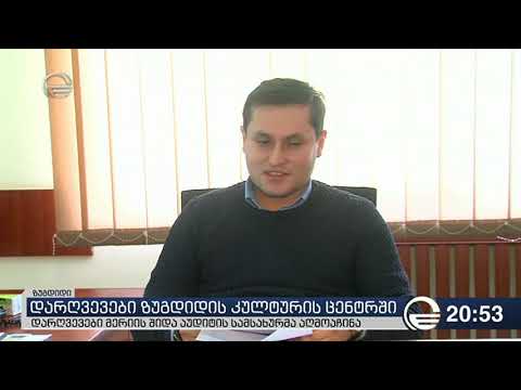 დარღვევები ზუგდიდის კულტურის ცენტრში