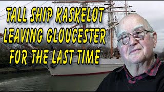 Tall Ship Kaskelot Leaving Gloucester for the Last Time