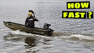 10 FT Jon Boat with Mud Motor | How fast will it go?