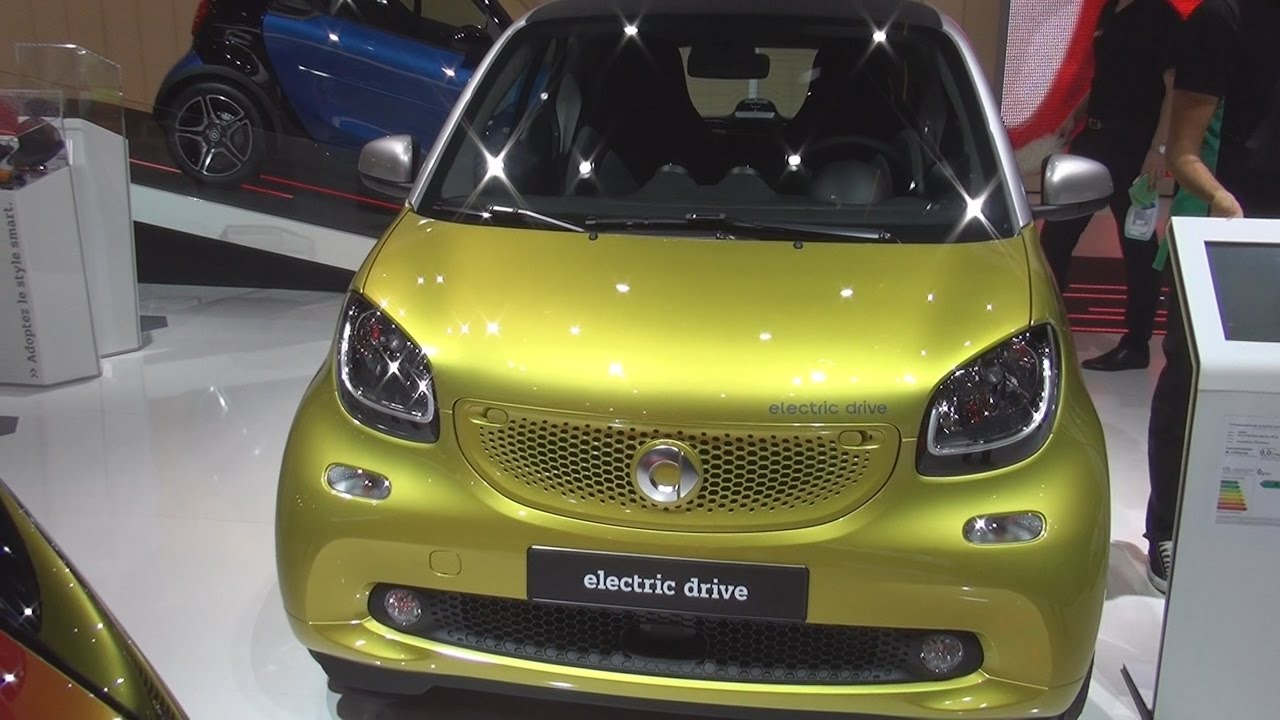 Smart Fortwo Electric Drive Black to Yellow (2017) Exterior and ...