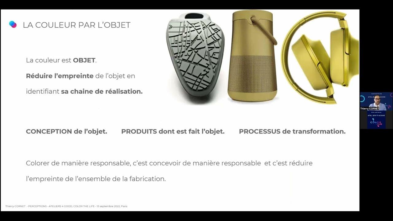 Produit Extrait conférence Thierry ATELIER 4 GOOD COLOR THE LIFE YouTube