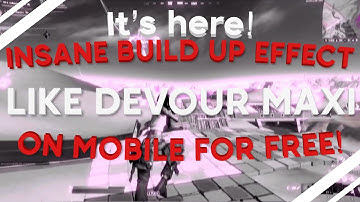 How To Make This *INSANE SNIPER BUILD UP EFFECT* On Mobile (Like Devour Maxi!)