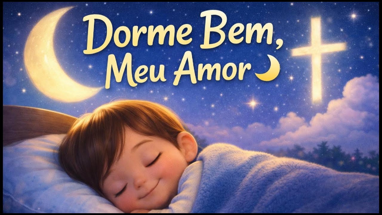 Dorme Bem, Meu Amor 🌙 | Música Cristã Infantil para Dormir em Paz com Deus!
