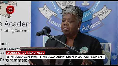 BTVI and LJM Maritime Academy Sign MOU Agreement