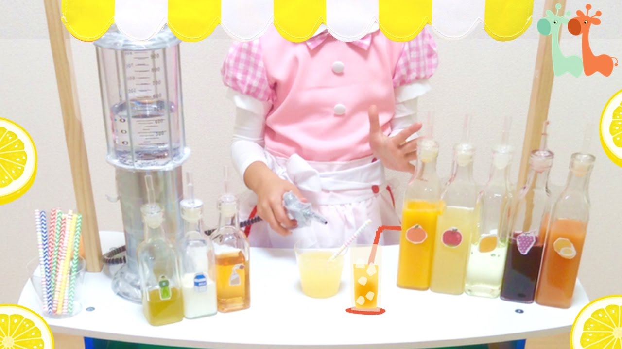 Cute Juice Bar for Kids Blended Fruits and Soda YouTube