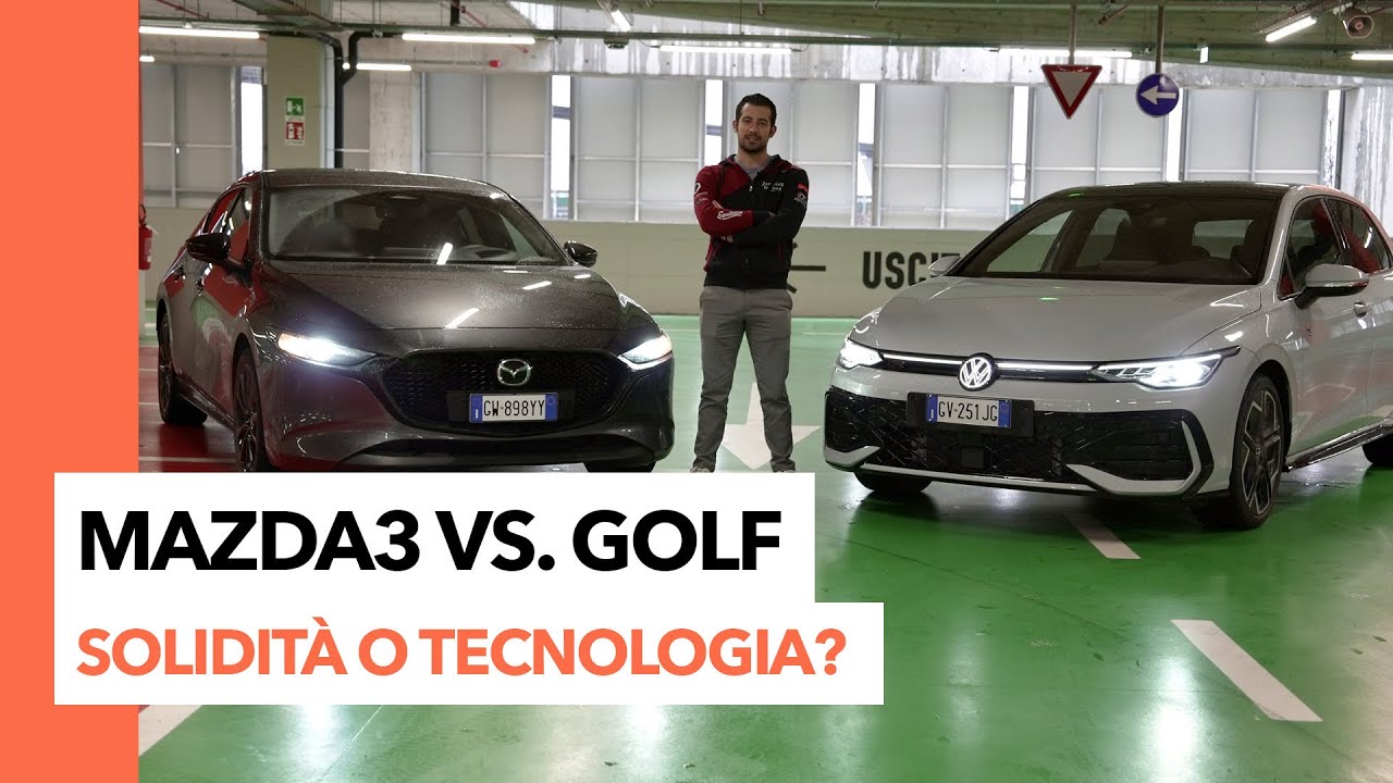 Mazda3 2025 vs. Volkswagen Golf 8.5 | Quale COMPATTA scegliere nel 2025?