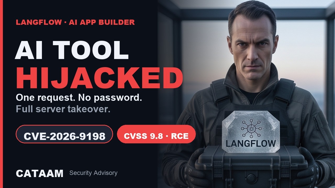 This AI Tool Gets Hijacked by One Request — Langflow RCE (CVE-2026-9198)