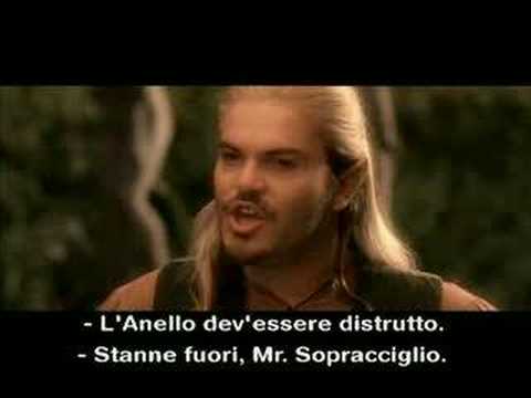 paradia del signore degli anelli con jack black