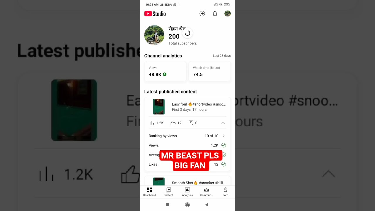 Congrats To Me 200 Subscriber Mrbeast Shorts Shortsvideo