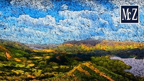 Speed Tutorial Gimp - Effetto paesaggio dipinto - Landscape painting effect